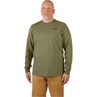Hybrid Work Tee Shirt, Men's, Small, Green Infinity Industrial Services Inc.