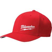 Flexfit&reg; Fitted Hat, Red, Poly-Cotton Infinity Industrial Services Inc.