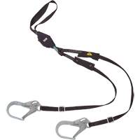 V-Series Utility Energy Absorbing Lanyard, 6', Rebar Hook Center, Snap Hook Leg Ends, Nylon Infinity Industrial Services Inc.