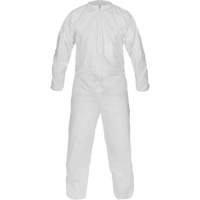 CleanMax&reg; Clean Manufactured Non-Sterile Coverall, Medium, White, Microporous Infinity Industrial Services Inc.