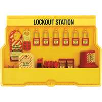 Premier Electrical Lockout Station, Thermoplastic Padlocks, 16 Padlock Capacity, Padlocks Included Infinity Industrial Services Inc.