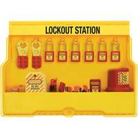 Premier Electrical Lockout Station, Thermoplastic Padlocks, 16 Padlock Capacity, Padlocks Included Infinity Industrial Services Inc.