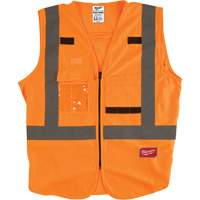 Safety Vest, High Visibility Orange, 4X-Large/5X-Large Infinity Industrial Services Inc.