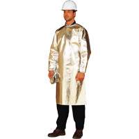 ALM 300 Long Heat Protective Apron/Smock, 48" L, Aluminized Fibreglass Infinity Industrial Services Inc.