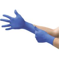 Gants Microflex N85, T-petit, Nitrile, 3,5 mils, Sans poudre, Bleu, Classe 2 Infinity Industrial Services Inc.