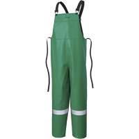 P43 035 CA-43&reg; FR Chemical- & Acid-Resistant Safety Bib Pants, Small, Green Infinity Industrial Services Inc.