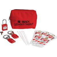 Lockout Tagout Kit with Nylon Safety Padlock in Pouch, Electrical Kit, 14 Components Infinity Industrial Services Inc.