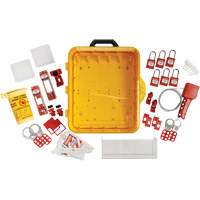 Electrical Lockout Station with Keyed Different Nylon Safety Lockout Padlocks, Plastic Padlocks, 60 Padlock Capacity, Padlocks Included Infinity Industrial Services Inc.