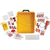 Electrical Lockout Station with Keyed Alike Nylon Safety Lockout Padlocks, Plastic Padlocks, 55 Padlock Capacity, Padlocks Included Infinity Industrial Services Inc.