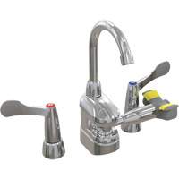 Swing-Activated Faucet/Eyewash with Wristblade Faucet Valves, Sink Mount Installation Infinity Industrial Services Inc.