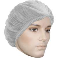 Cova-Cap Pleated Bouffant Cap, Polypropylene, 21", White Infinity Industrial Services Inc.