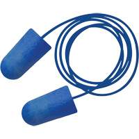Bouchons d'oreilles biosourc&eacute;s d&eacute;tectables par le m&eacute;tal Food Pro Bullet BioSoft, Avec cordon, Taille unique, Vrac - Boîte, NRR dB 32 Infinity Industrial Services Inc.