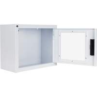 Armoire compacte standard pour DEA avec alarme, Philips/Defibtech/Heartsine Pour, Non m&eacute;dical Infinity Industrial Services Inc.