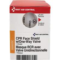 SmartCompliance&reg; Refill CPR Faceshield with One-Way Valve, Single Use Faceshield, Class 2 Infinity Industrial Services Inc.