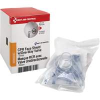 SmartCompliance&reg; Refill CPR Faceshield with One-Way Valve, Single Use Faceshield, Class 2 Infinity Industrial Services Inc.
