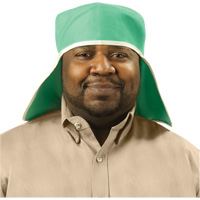 Weldlite Welding Cap With Neck Drape, One Size, Green Infinity Industrial Services Inc.