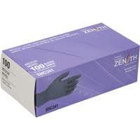 Gants jetables de calibre m&eacute;dical, Moyen, Nitrile, 6 mils, Sans poudre, Noir, Classe 2 Infinity Industrial Services Inc.