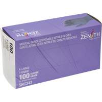 Gants jetables de calibre m&eacute;dical, T-Grand, Nitrile, 6 mils, Sans poudre, Noir, Classe 2 Infinity Industrial Services Inc.