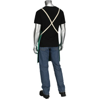 Dynamic Ironcat&reg; FR Cotton Sateen Apron, Bib, Green Infinity Industrial Services Inc.