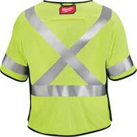 Breakaway Mesh Safety Vest, Black/High Visibility Lime-Yellow, Medium/Small Infinity Industrial Services Inc.