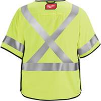 Breakaway Mesh Safety Vest, Black/High Visibility Lime-Yellow, Medium/Small Infinity Industrial Services Inc.