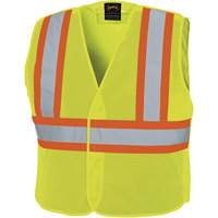 598P Veste de s&eacute;curit&eacute; &agrave; maille d&eacute;tachable, Jaune lime haute visibilit&eacute;, Moyen/Petit, Polyester Infinity Industrial Services Inc.