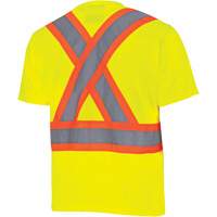 6991 Chandail de s&eacute;curit&eacute; en il-de-perdrix, Polyester, 3T-Grand, Jaune lime haute visibilit&eacute; Infinity Industrial Services Inc.