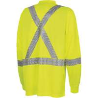 6905A Chandail de s&eacute;curit&eacute; &agrave; manches longues ultra respirant et ultra frais, T-petit, Jaune lime haute visibilit&eacute; Infinity Industrial Services Inc.
