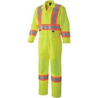 5999A Traffic Safety Coveralls, X-Small, High Visibility Lime-Yellow Infinity Industrial Services Inc.
