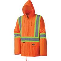 5598 Combinaison de pluie imperm&eacute;able et l&eacute;g&egrave;re, Polyester/PVC, Petit, Orange haute visibilit&eacute; Infinity Industrial Services Inc.