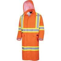 5630 Manteau long imperm&eacute;able The Rock 300D, Polyester, Petit, Orange haute visibilit&eacute; Infinity Industrial Services Inc.