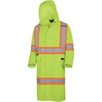 5631 Manteau long imperm&eacute;able The Rock 300D, Polyester, Petit, Jaune lime haute visibilit&eacute; Infinity Industrial Services Inc.