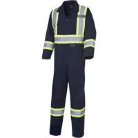 516T Coveralls, 40 (Tall), Navy Blue Infinity Industrial Services Inc.