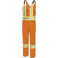 6617T Salopettes, Polyester, 40, Orange haute visibilit&eacute; Infinity Industrial Services Inc.