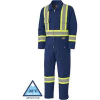 5539A Quilted Duck Coveralls, Small, Navy Blue Infinity Industrial Services Inc.