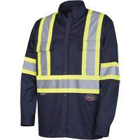 4414 Chemise de travail, Poly-coton, Petit, Bleu marin Infinity Industrial Services Inc.
