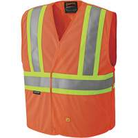 6914A Veste de s&eacute;curit&eacute; ignifug&eacute;e, Orange haute visibilit&eacute;, Moyen/Petit, Polyester Infinity Industrial Services Inc.