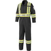 7702BKT FR-Tech&reg; Arc-Rated Coverall, Size 40 (Tall), Black, 10 cal/cm² Infinity Industrial Services Inc.