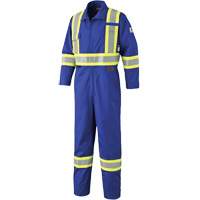7706 FR-Tech&reg; Flame-Resistant Coverall with Leg Zippers, Size 36, Royal Blue, 9.7 cal/cm² Infinity Industrial Services Inc.