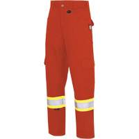 7765 Pantalon cargo de s&eacute;curit&eacute; haute visibilit&eacute; r&eacute;sistant aux arcs &eacute;lectriques FR-Tech 88/12, 30, x 32, Orange haute visibilit&eacute;, 10 cal/cm² Infinity Industrial Services Inc.