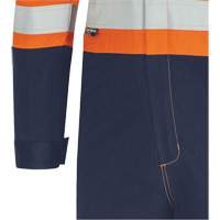 7702BB FR-Tech&reg; 2-Tone Safety Coverall, Size 36, Navy Blue/Orange, 10 cal/cm² Infinity Industrial Services Inc.
