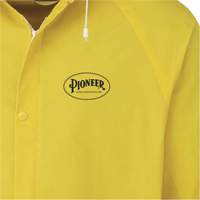 577J Rain Jacket, Polyester/PVC, Small, Yellow Infinity Industrial Services Inc.