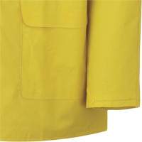 577J Rain Jacket, Polyester/PVC, Small, Yellow Infinity Industrial Services Inc.