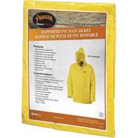 577J Rain Jacket, Polyester/PVC, Small, Yellow Infinity Industrial Services Inc.
