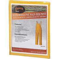 577P Storm Master&reg; Bib Pants, Small, Polyester/PVC, Yellow Infinity Industrial Services Inc.