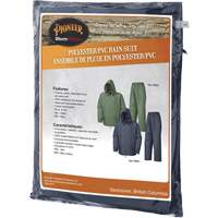 583 Rain Suit, Polyester/PVC, Small, Green Infinity Industrial Services Inc.