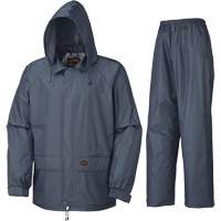 883 Rain Suit, Polyester/PVC, Small, Navy Blue Infinity Industrial Services Inc.