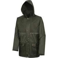 D8120J Nailhead Ripstop Tree Planter Hooded Jacket, Polyester/PVC, X-Small, Green Infinity Industrial Services Inc.