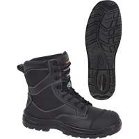 1050 Black Composite Safety Work Boots, Leather, Size 14, Impermeable Infinity Industrial Services Inc.