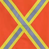 353 Drapeau avec bande r&eacute;fl&eacute;chissante, Polyester Infinity Industrial Services Inc.